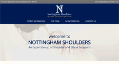 Desktop Screenshot of nottinghamshoulders.com